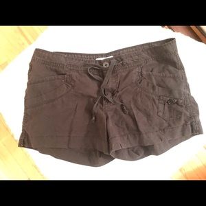 Black cargo shorts